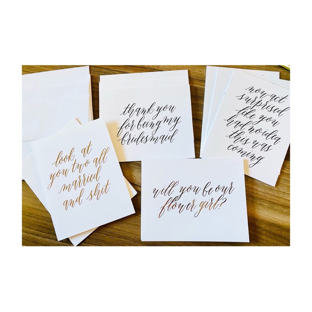 Bundle of Wedding Cards (9x)
